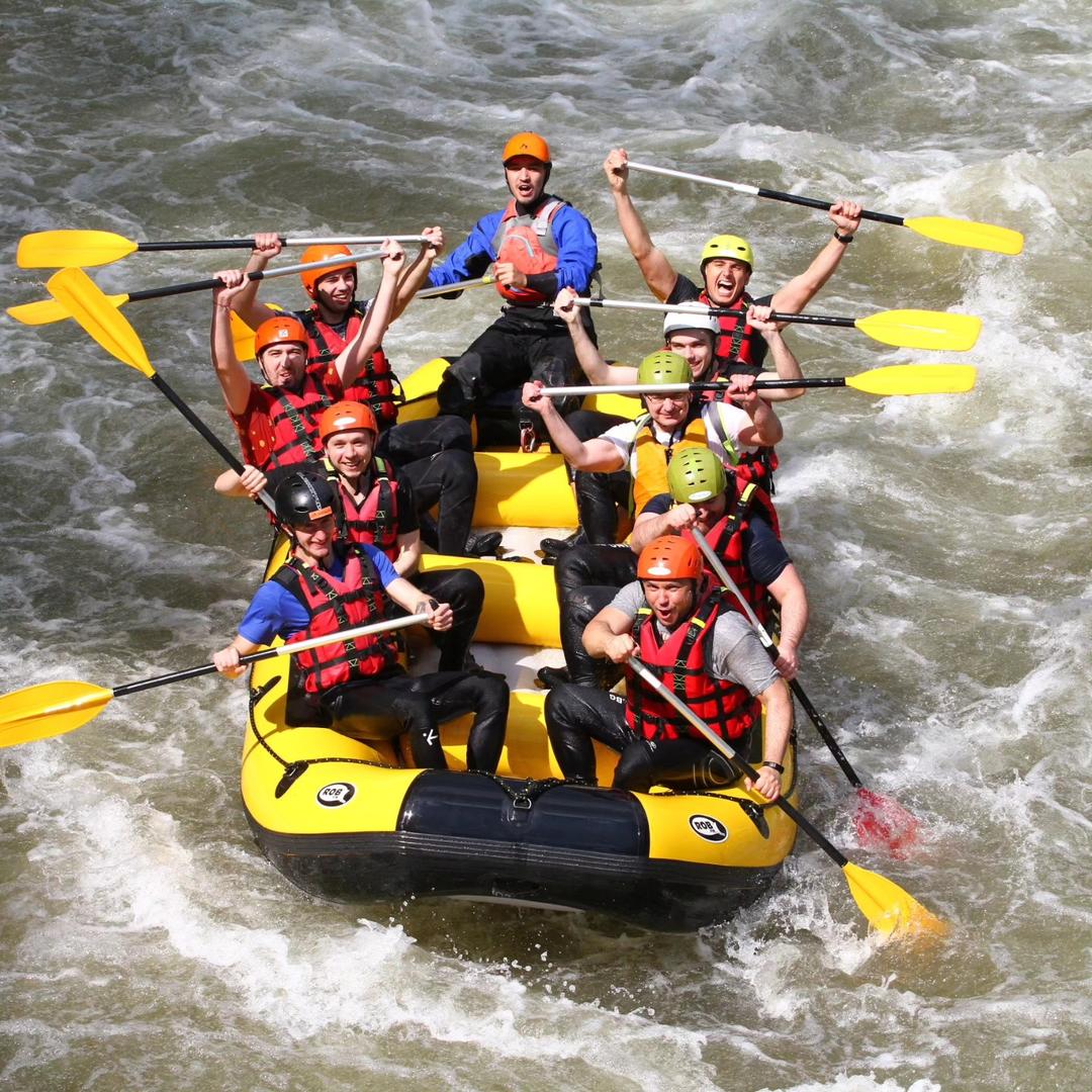 Row, row, win! C4 Nexus dominates the rafting race.