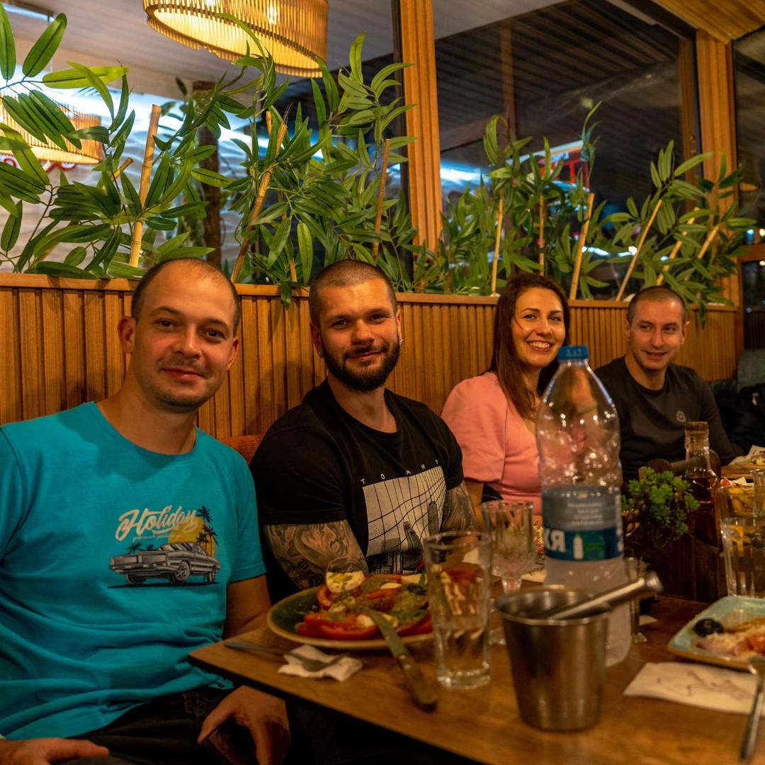 Great food, great company and teambuilding vibes!