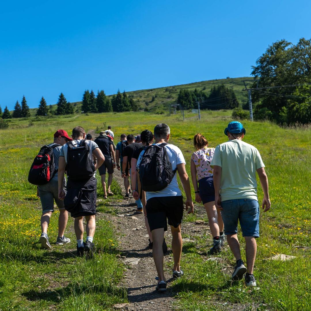 Hiking up to new heights at teambuilding 2022.